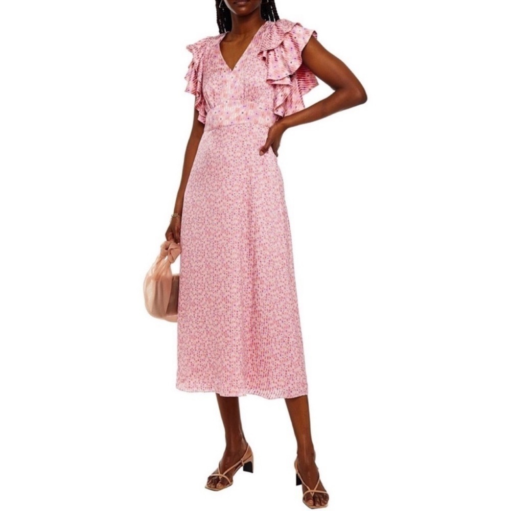 Kate Spade Poppy Field Devote Pink Dress Size 12